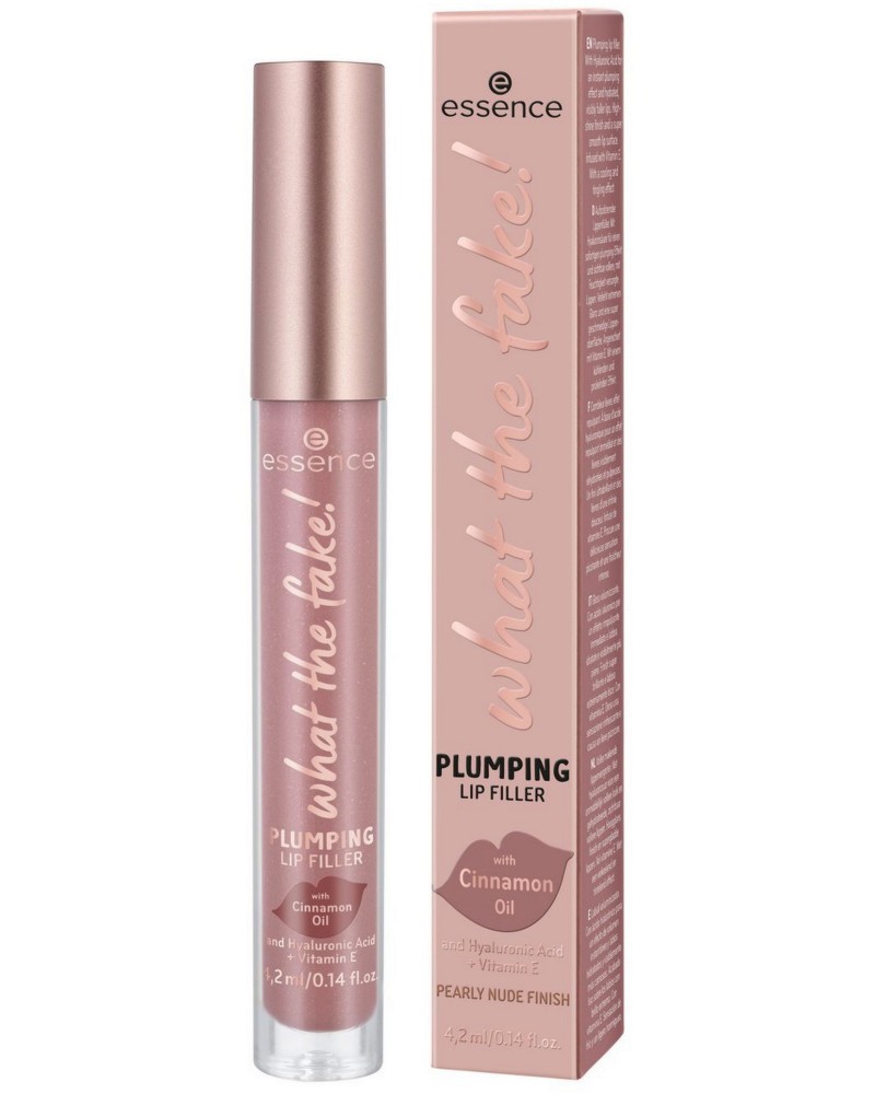 Essence What The Fake! Plumping Lip Filler Essence What The Fake! Plumping Lip Filler - Гланц за обемни устни - гланц