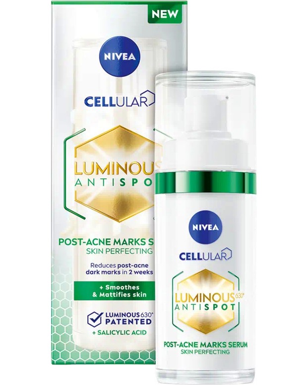 Nivea Cellular Luminous630 Post-Acne Marks Serum -          Luminous630 - 