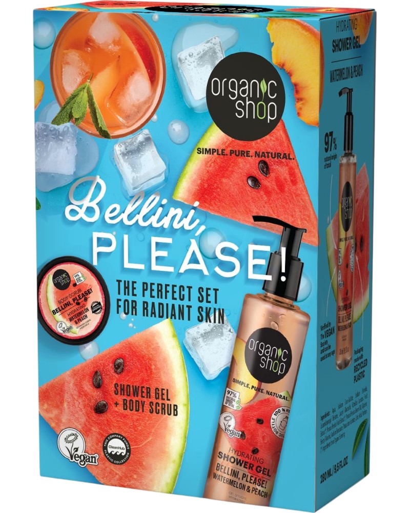   Organic Shop Bellini, please! Hydro Recipe Sweet & Juicy Duo -         Sparkling Summer - 
