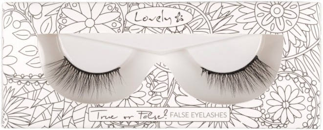 Lovely True or False False Eyelashes -       - 