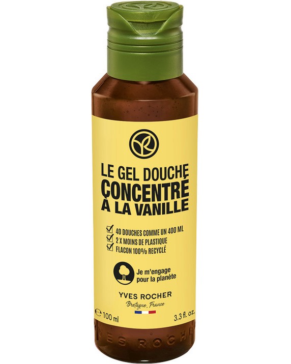 Yves Rocher Bourbon Vanilla Concentrated Shower Gel -          Plaisirs Nature -  