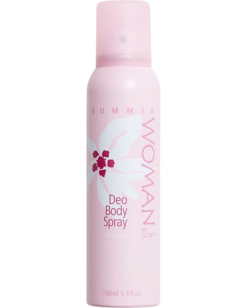 Gosh Woman Seasons Summer Deo Body Spray Gosh Woman Seasons Summer Deo Body Spray - Дамски спрей дезодорант с флорален аромат от серията Woman Seasons - дезодорант