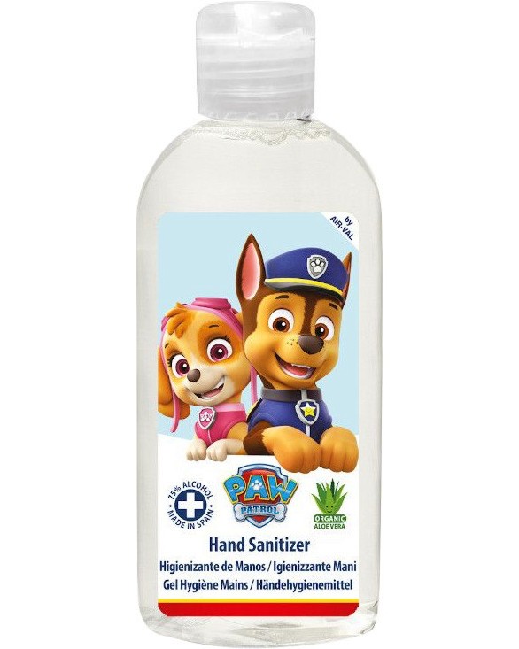 Paw Patrol Hand Sanitizer Paw Patrol Hand Sanitizer - Детски почистващ гел за ръце на тема Пес Патрул - гел