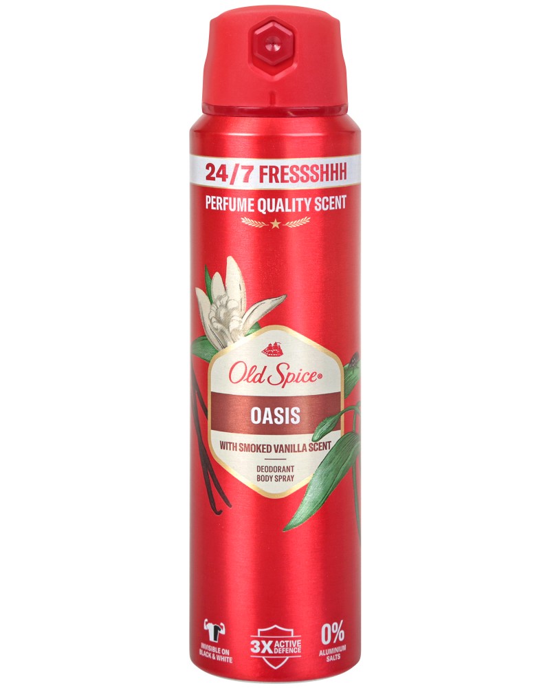 Old Spice Oasis Deodorant Body Spray -       - 