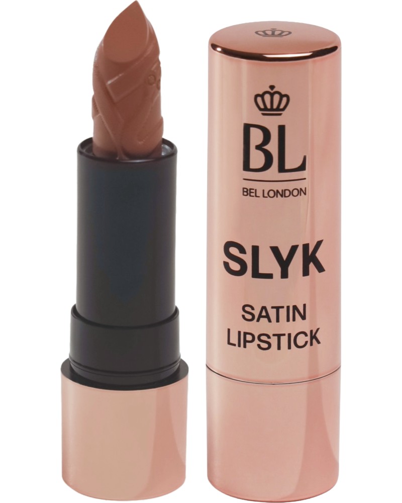 Bel London SLYK Satin Lipstick Bel London SLYK Satin Lipstick - Червило за устни с кремообразен сатенен завършек - червило
