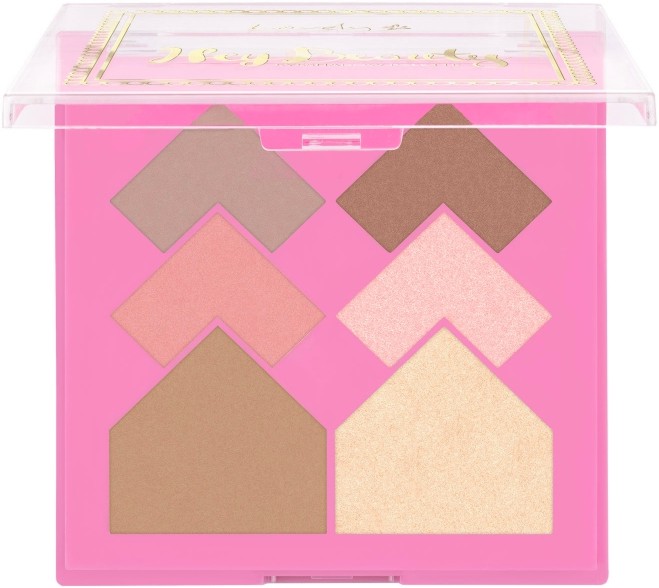 Lovely Hey Beauty Palette Lovely Hey Beauty Palette - Палитра със сенки за очи, бронзант и хайлайтър - продукт