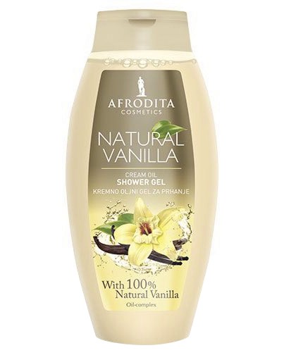 Afrodita Cosmetics Natural Vanilla Cream Oil Shower Gel - ��� ���� � ������ �� ������� - ��� ���
