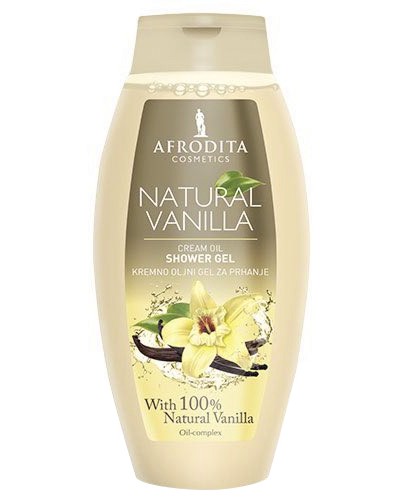 Afrodita Cosmetics Natural Vanilla Cream Oil Shower Gel -       -  