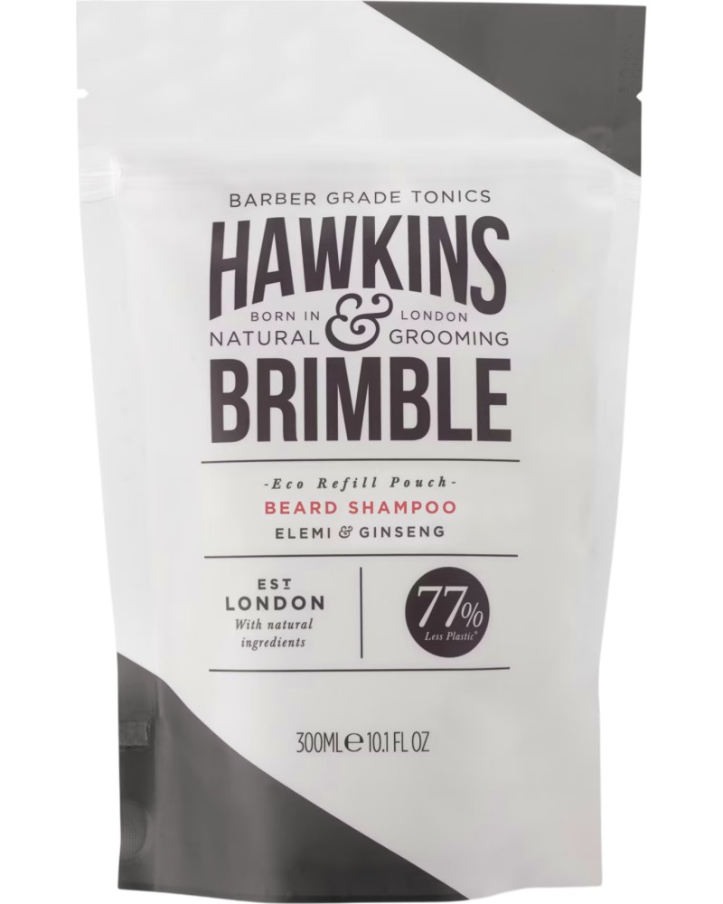 Hawkins & Brimble Beard Shampoo Refill Pouch - �������� �� ������� �� ����� � ������ �� ����� � ������ - �������