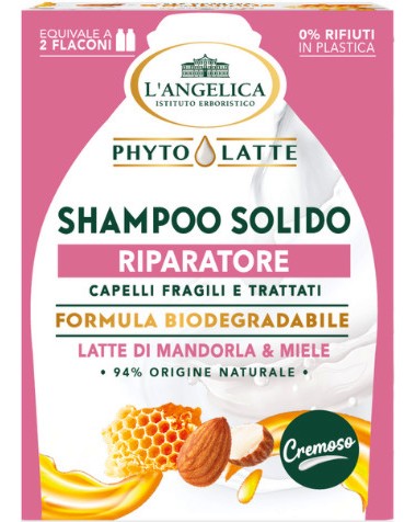 L'Angelica Phyto Latte Repairing Solid Shampoo -           Phyto Latte - 