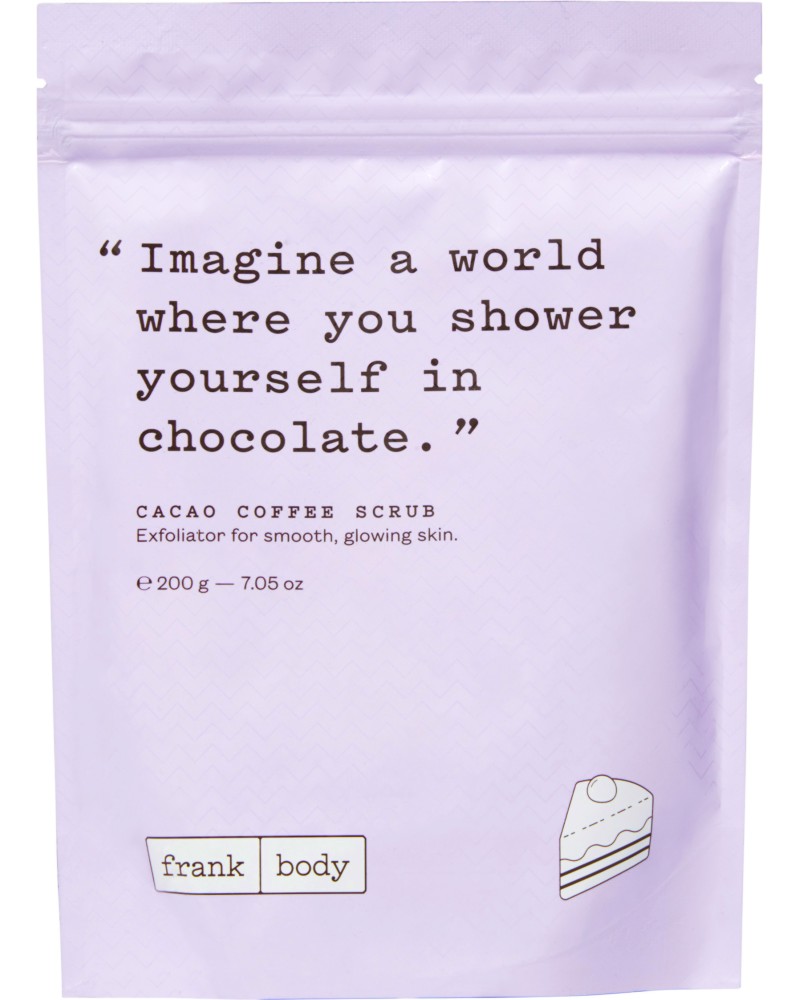 Frank Body Cacao Coffee Scrub - ������ ����� �� ���� �� ���� ���� � ������ �� ���������� ����� - �������