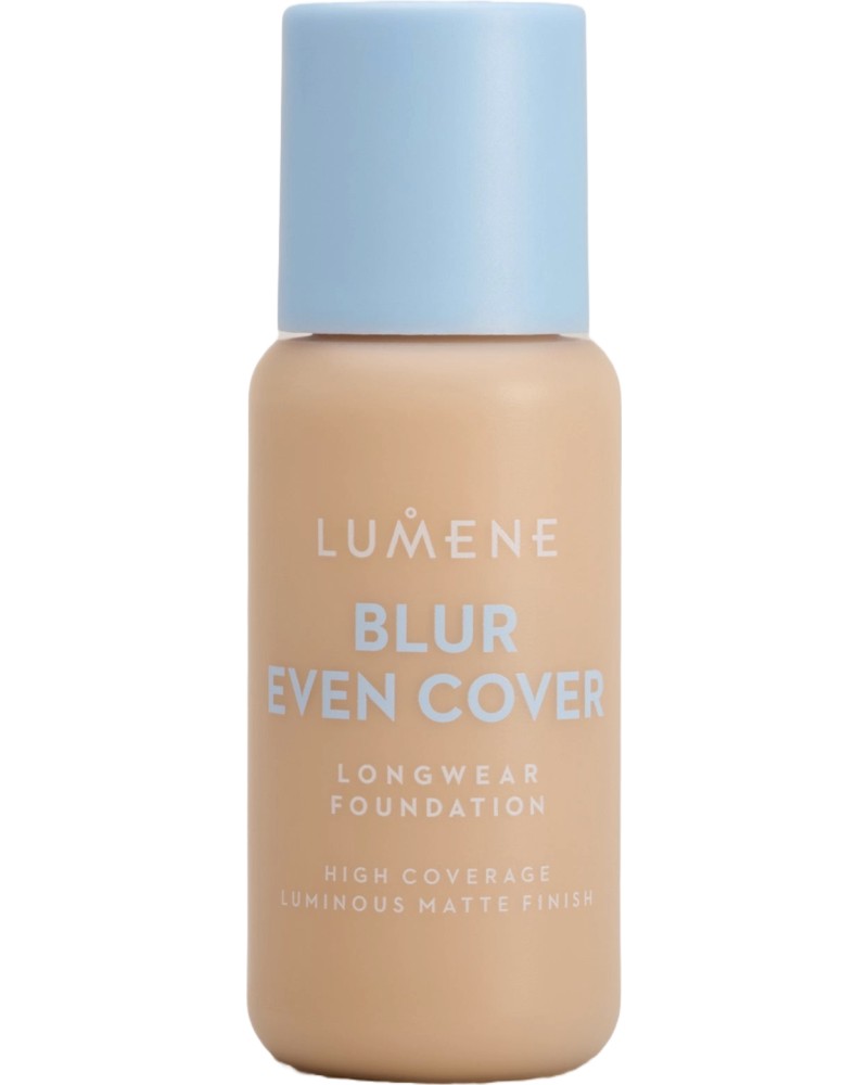 Lumene Blur Even Cover Foundation Lumene Blur Even Cover Foundation - Дълготраен фон дьо тен с високо покритие - фон дьо тен