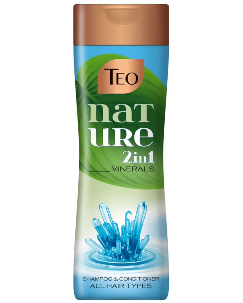 Teo Nature Minerals 2 in 1 Shampoo & Conditioner -    2  1       Nature - 