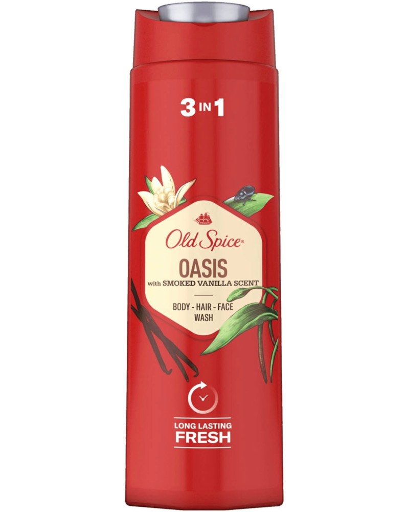 Old Spice Oasis 3 in 1 Body, Hair & Face -    ,    -  