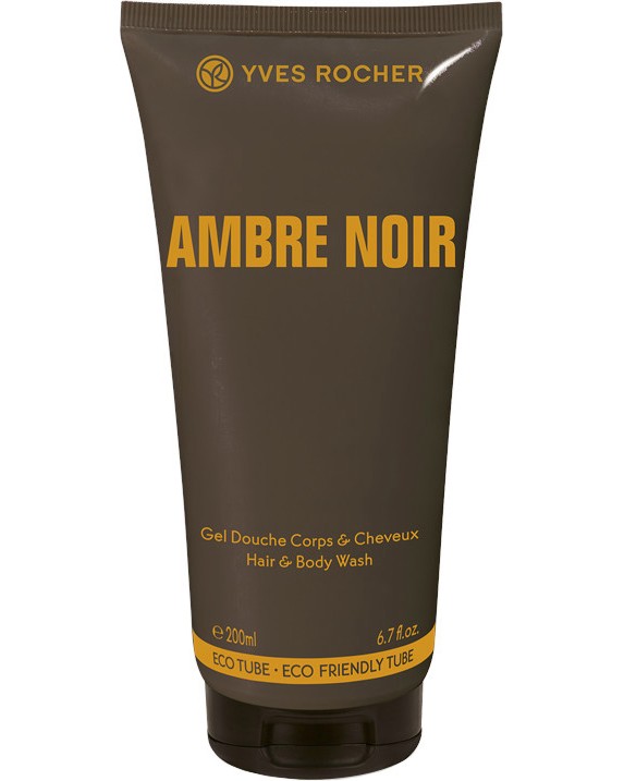 Yves Rocher Ambre Noir Hair & Body Wash -        -  