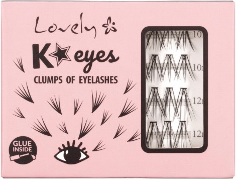 Lovely K Eyes Clumps of Eyelashes -         - 