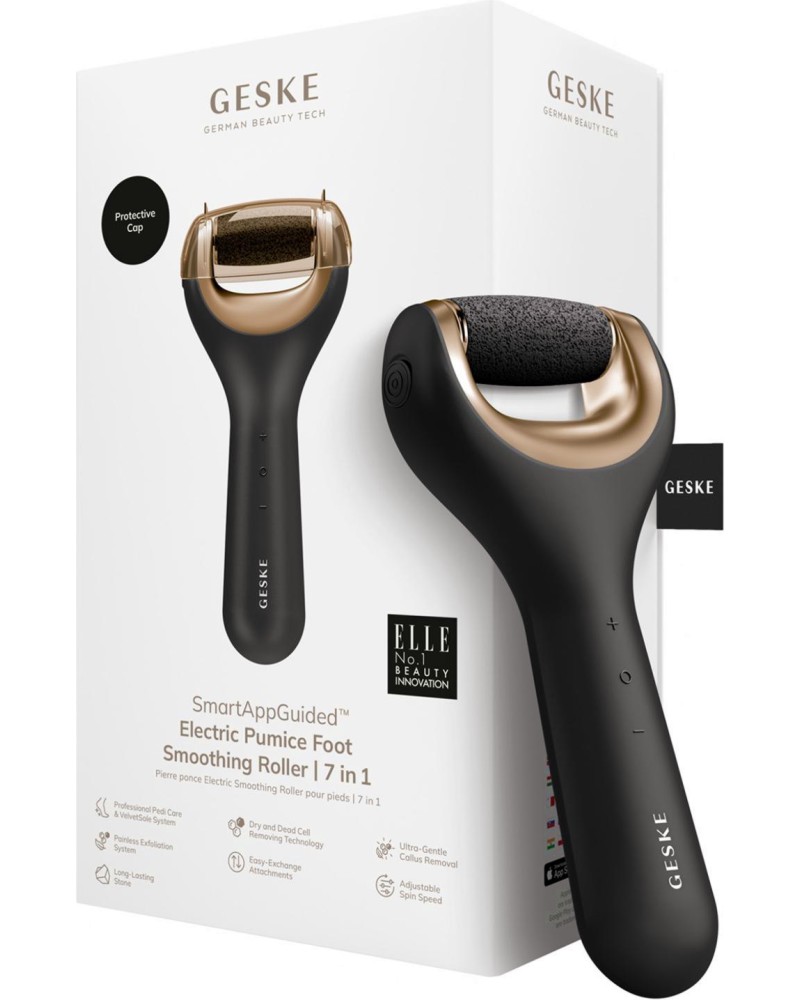GESKE Electric Pumice Foot Smoothing Roller 7 in 1 - ������������ ���� �� ����� � ����� 7 � 1 - �������