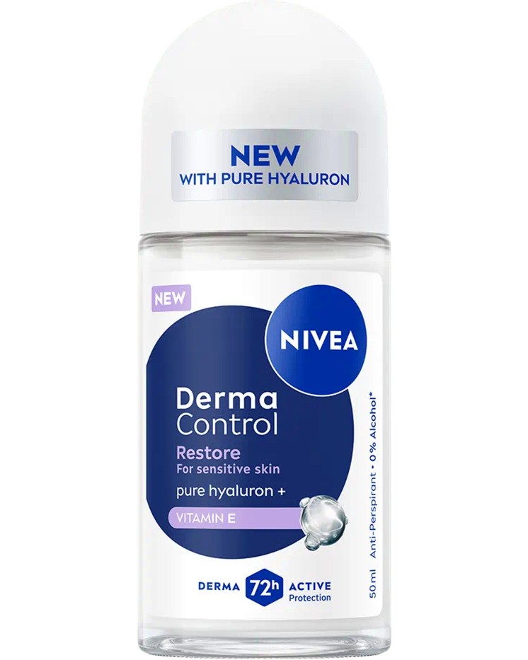 Nivea Derma Control Restore Anti-Perspirant Roll-On -         Derma Control Restore - 