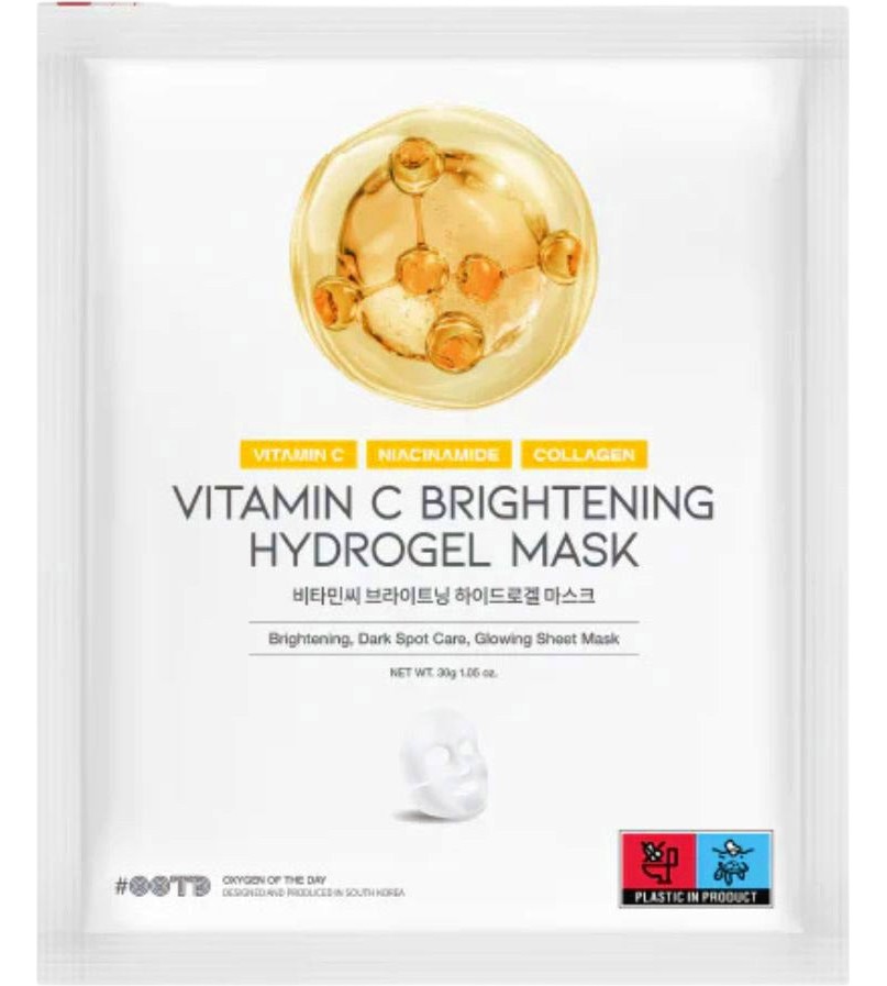 OOTD Beauty Vitamin C Brightening Hydrogel Mask OOTD Beauty Vitamin C Brightening Hydrogel Mask - Изсветляваща хидрогел маска за лице с витамин C - маска