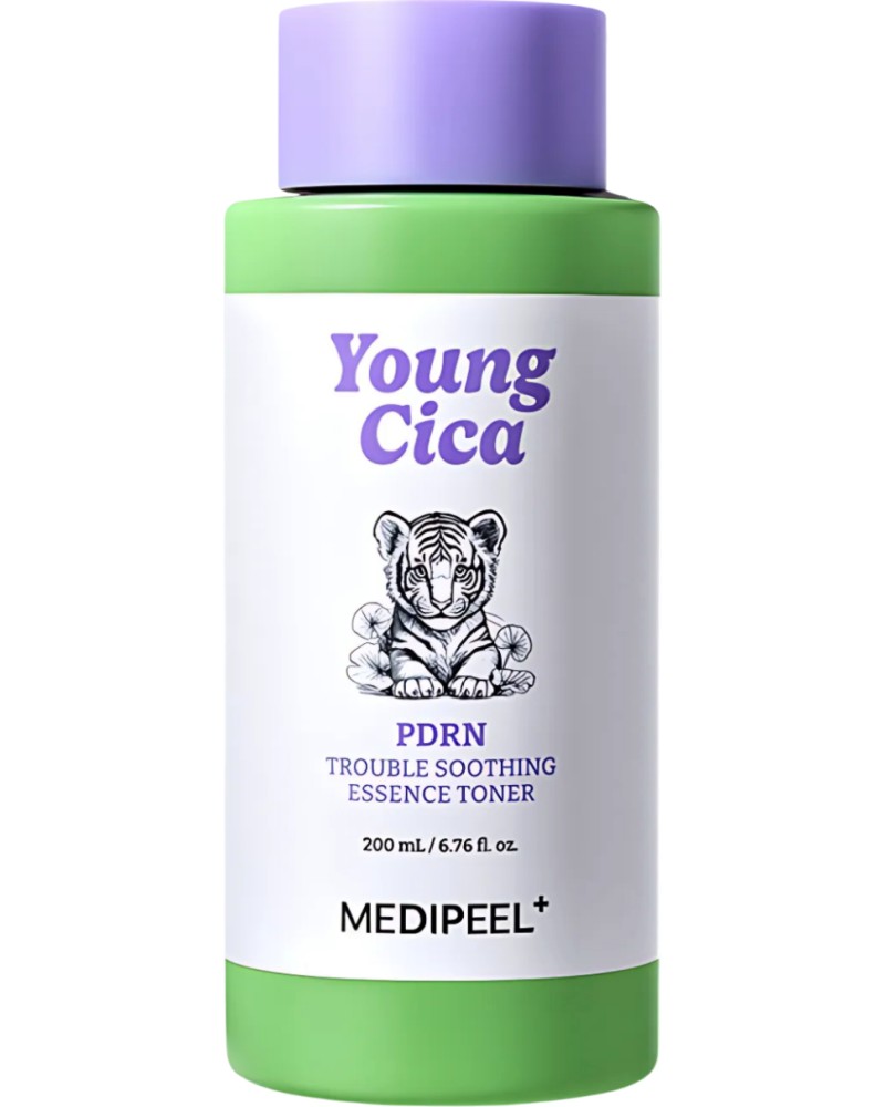 MEDI-PEEL Young Cica PDRN Trouble Soothing Essence Toner MEDI-PEEL Young Cica PDRN Trouble Soothing Essence Toner - Успокояващ тоник за лице с азиатска центела и растителен PDRN от серията Young Cica - тоник