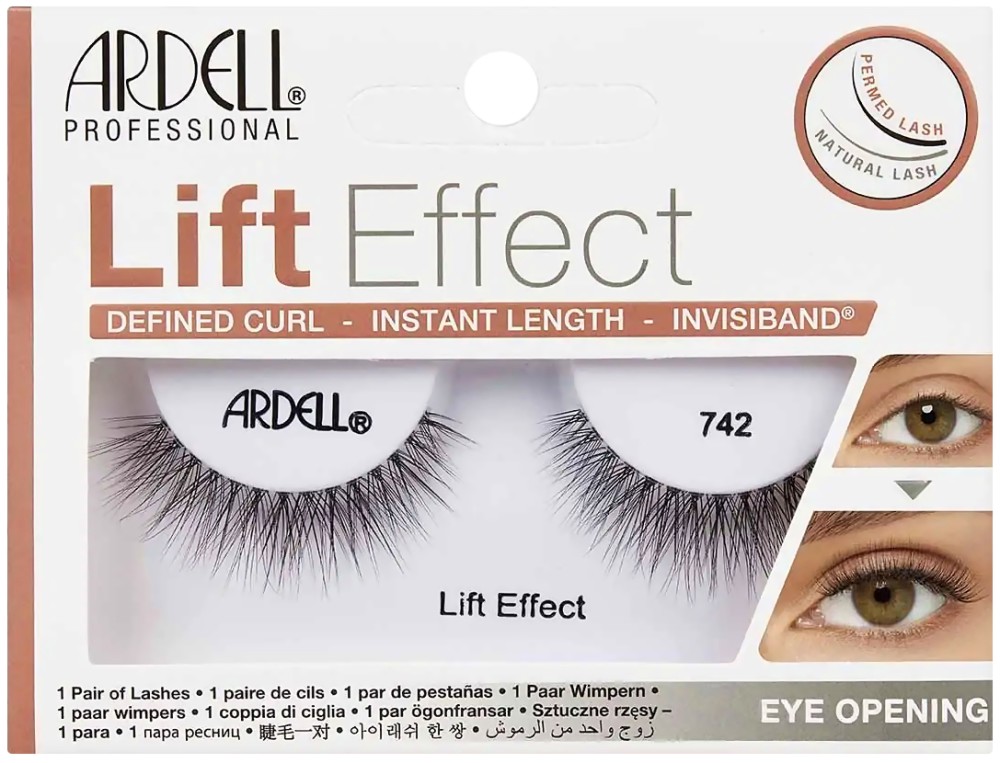 Ardell Lift Effect 742 Ardell Lift Effect 742 - Изкуствени мигли от серията Lift Effect - продукт
