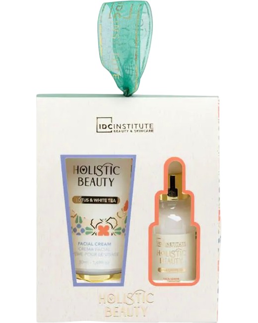 Подаръчен комплект IDC Institute Holistic Beauty Hydra Radiance Подаръчен комплект IDC Institute Holistic Beauty Hydra Radiance - Серум и крем за лице - продукт