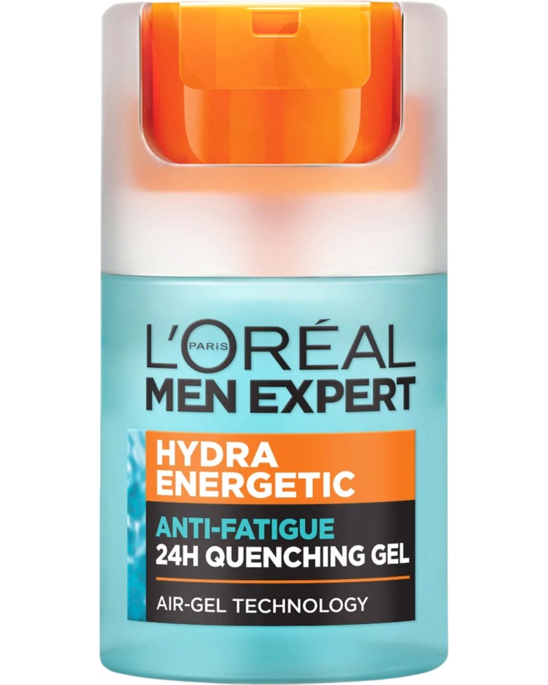 L'Oreal Men Expert Hydra Energetic Anti-Fatigue Quenching Gel - ���������� � �������� ��� �� ���� �� ���� �� ������� Men Expert - ���