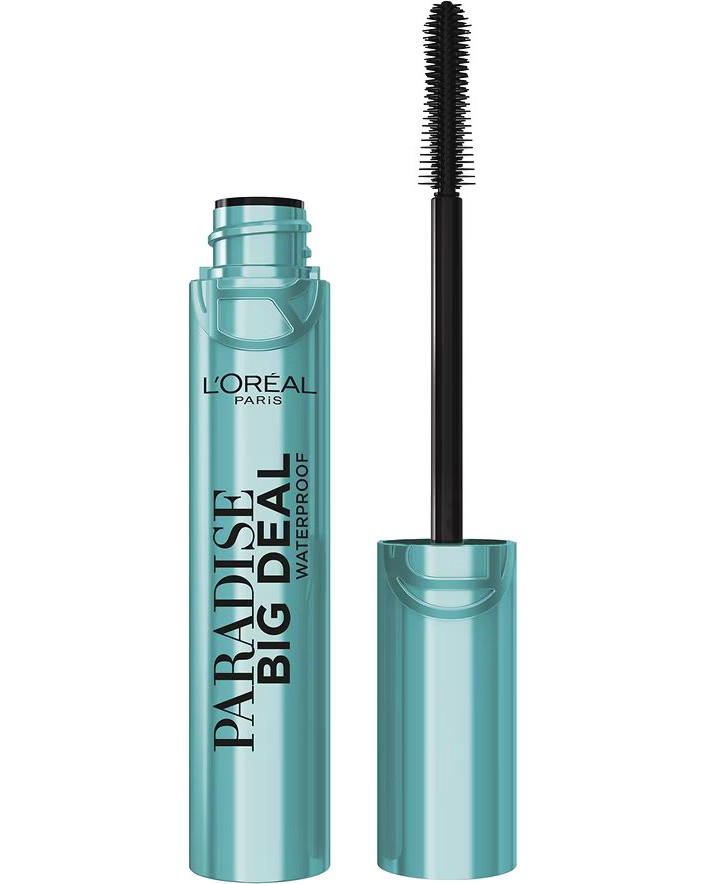 L'Oreal Paradise Big Deal Waterproof Mascara L'Oreal Paradise Big Deal Waterproof Mascara - Водоустойчива спирала за дълги и обемни мигли - спирала