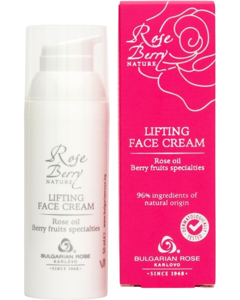 Bulgarian Rose Rose Berry Nature Lifting Face Cream - ������� ���� �� ���� �� ����� � ��������� ���� �� ������� Rose Berry - ����