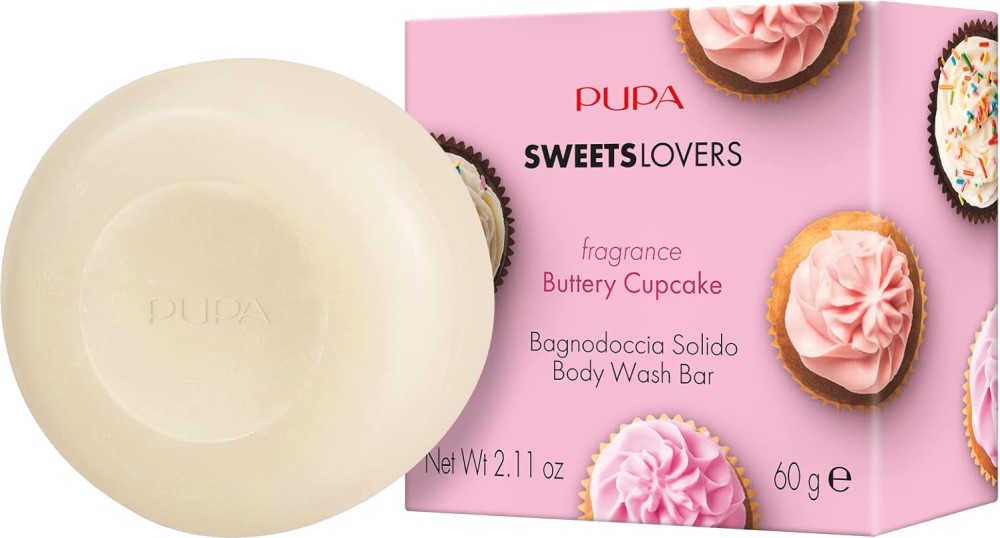 PUPA Milano Sweets Lovers Buttery Cupcake Body Wash Bar -         Sweets Lovers - 