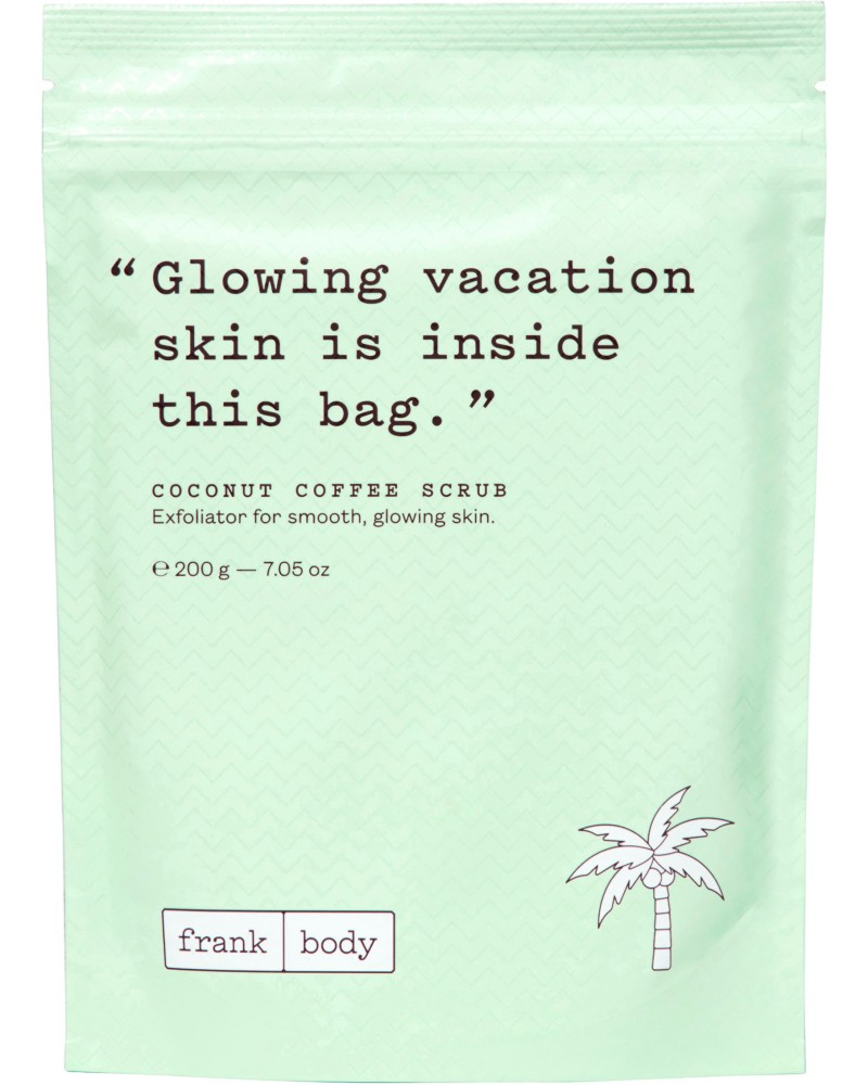 Frank Body Coconut Coffee Scrub - ������� ����� �� ���� �� �������� � ������������ ���� � ������ �� ����� - �������