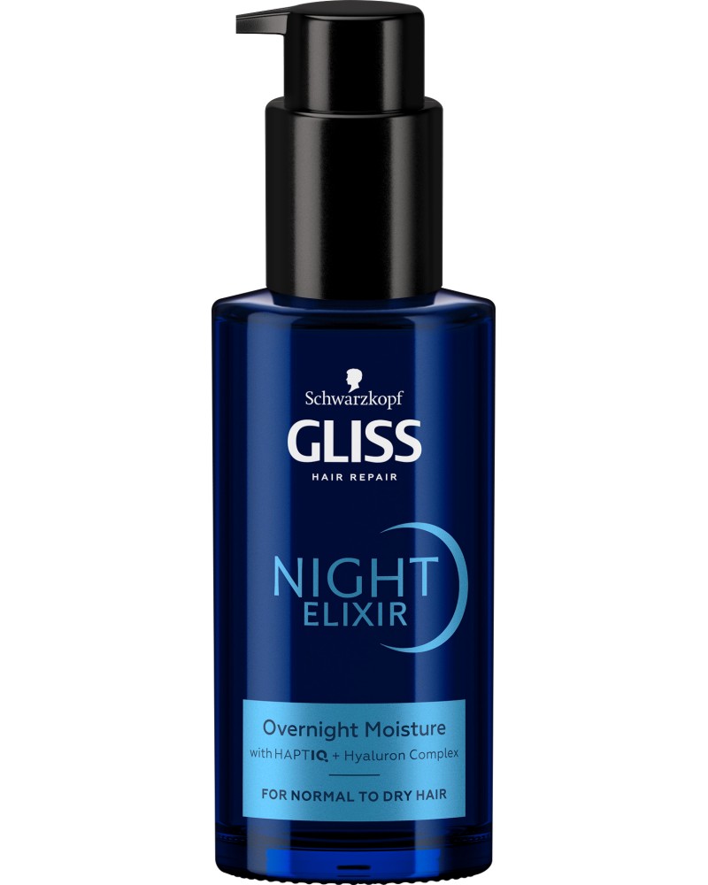 Gliss Night Elixir Overnight Moisture -        - 