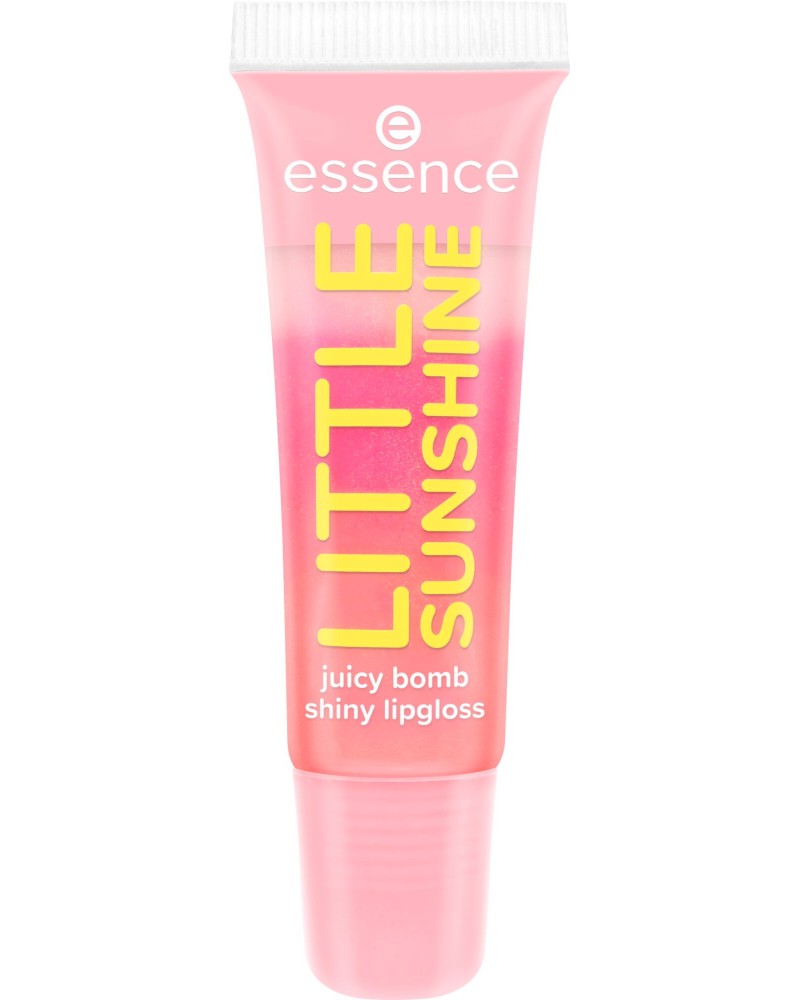 Essence Say It With Juicy Little Sunshine Juicy Bomb Shiny Lipgloss Essence Say It With Juicy Little Sunshine Juicy Bomb Shiny Lipgloss - Блестящ гланц за устни с аромат на ябълка от серията Say It With Juicy - гланц