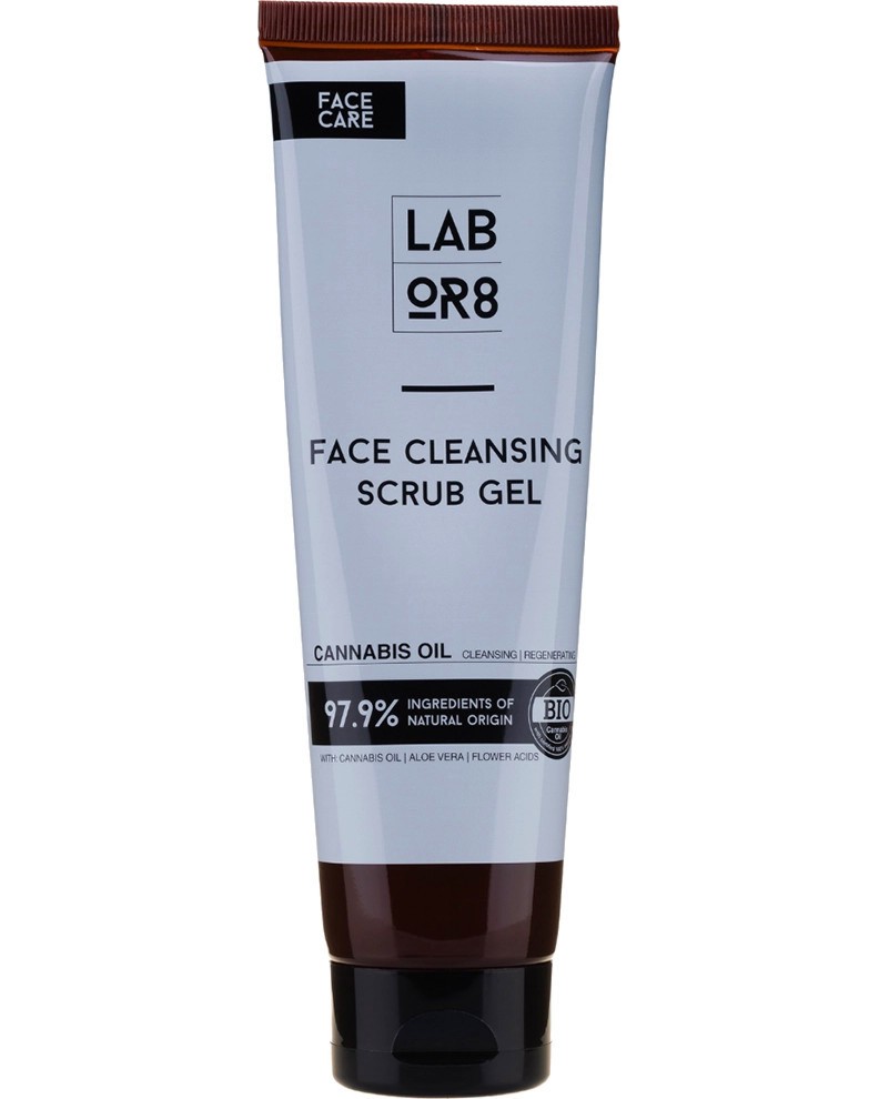 LABOR8 Hemp Face Cleansing Scrub Gel -  -         - 