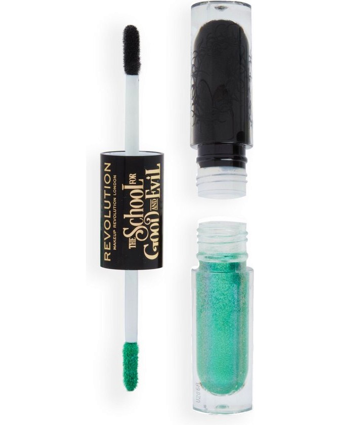 Makeup Revolution x The School for Good & Evil Eyeshadow Makeup Revolution x The School for Good & Evil Eyeshadow - Дуо течни сенки за очи - сенки
