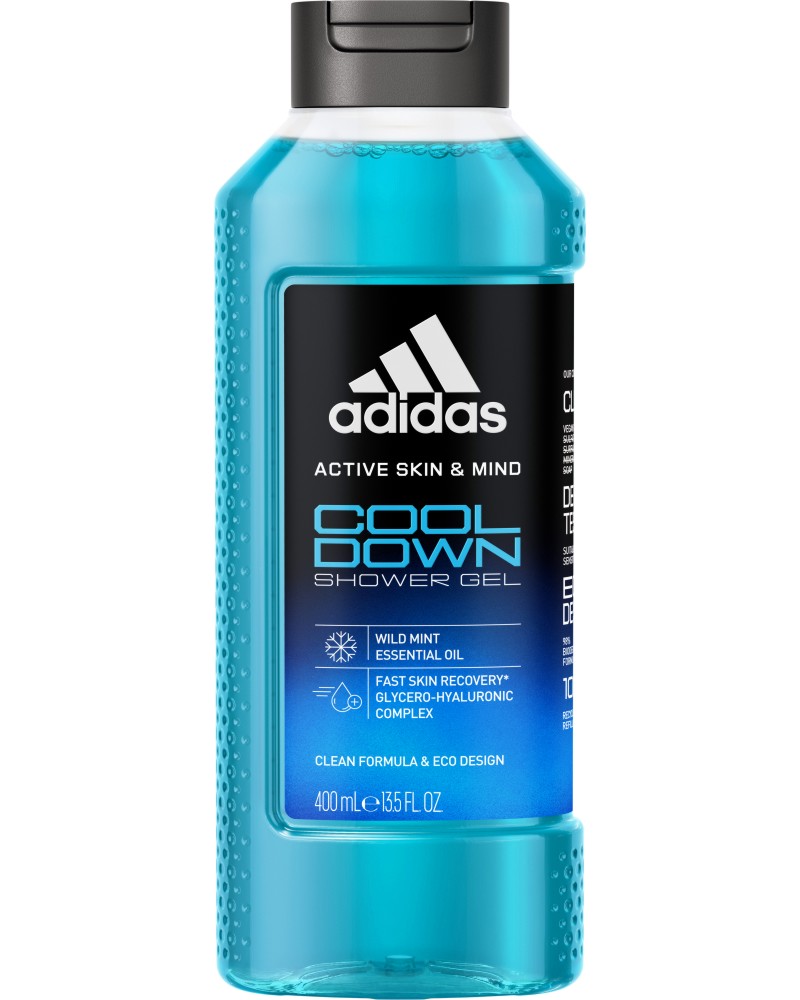 Adidas Men Cool Down Shower Gel -          -  