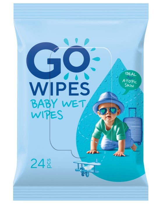 ������� ����� �������� GO WIPES - 24 ���� ������������� ����� �������� - ����� ��������