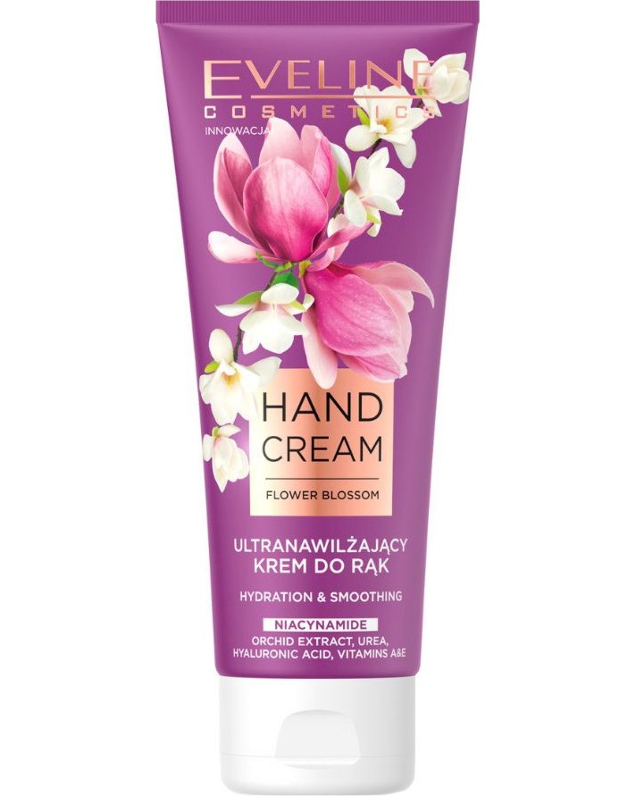 Eveline Flower Blossom Hydrating & Smoothing Hand Cream -       - 