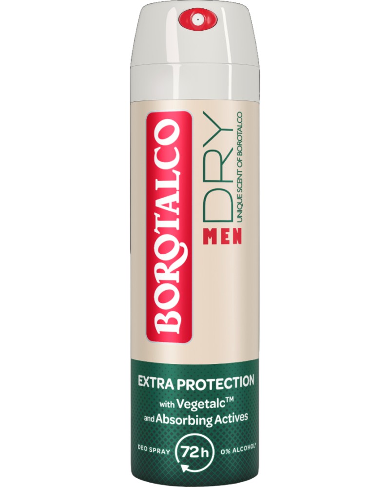 Borotalco Men Dry Deo Spray Unique Scent -         Borotalco Men - 