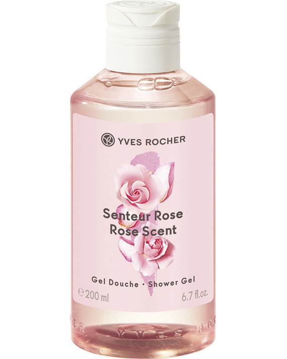 Yves Rocher Eau Fraiche Rose Scent Shower Gel Yves Rocher Eau Fraiche Rose Scent Shower Gel - Душ гел с аромат на роза от серията Eau Fraiche - душ гел