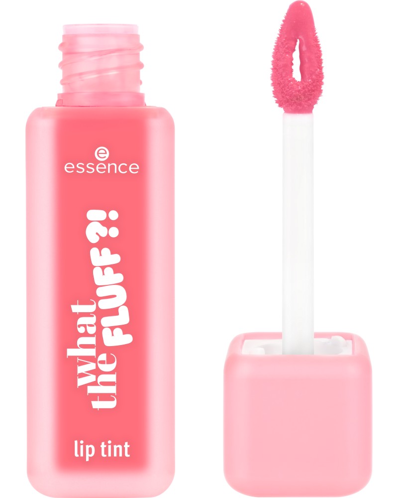 Essence What The Fluff?! Lip Tint Essence What The Fluff?! Lip Tint - Тинт за устни с мек бонбонен цвят от серията What The Fluff?! - продукт
