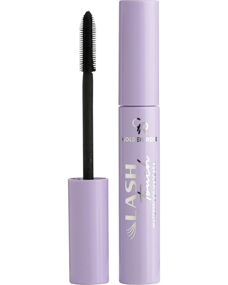 Golden Rose Lash Touch Waterproof Mascara Golden Rose Lash Touch Waterproof Mascara - Водоустойчива спирала за обемни и дълги мигли - спирала