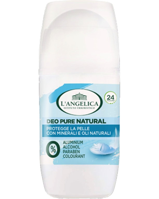 L'Angelica Deo Pure Natural L'Angelica Deo Pure Natural - Ролон дезодорант с минерали и без алуминий - ролон