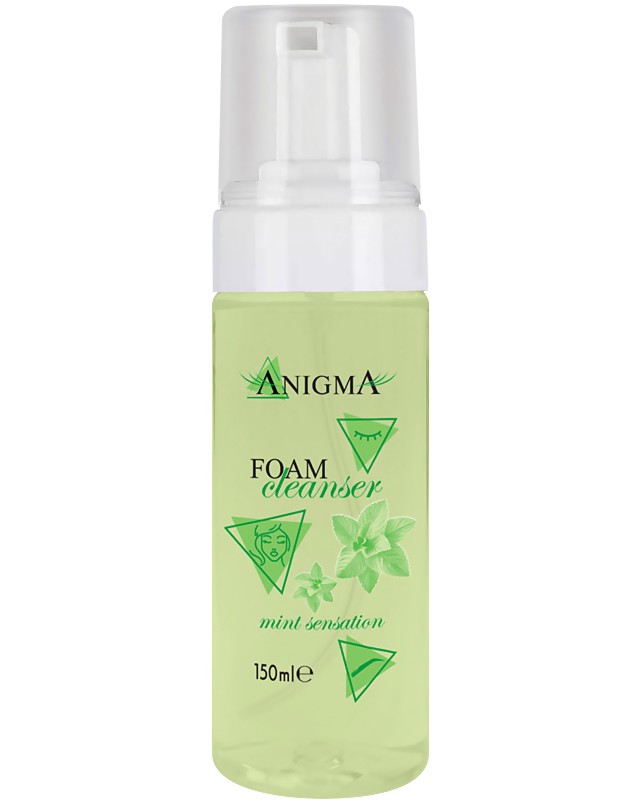 Anigma Mint Sensation Cleanser Foam Anigma Mint Sensation Cleanser Foam - Измиваща пяна за лице, мигли и вежди с мента - пяна