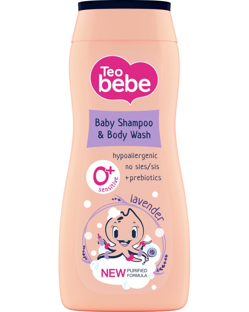 Teo Bebe Lavender Shampoo & Body Wash -         - 