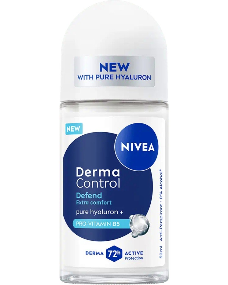Nivea Derma Control Defend Anti-Perspirant Roll-On -        Derma Control Defend - 