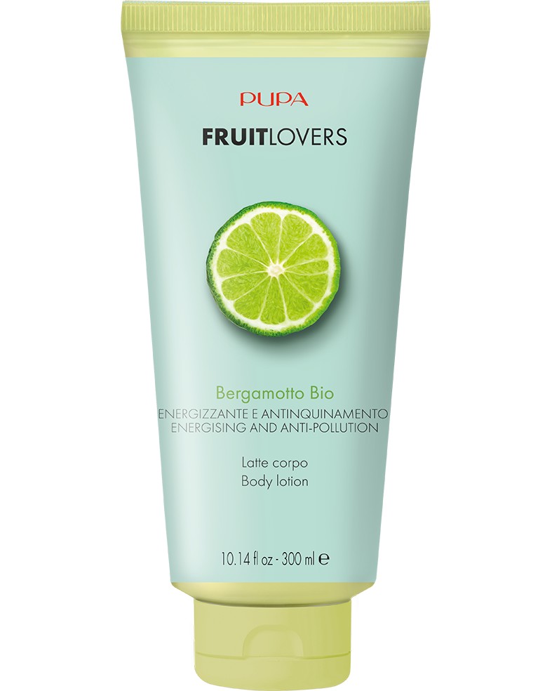 PUPA Milano Fruit Lovers Bergamot Bio Body Milk PUPA Milano Fruit Lovers Bergamot Bio Body Milk - Мляко за тяло с био бергамот от серията Fruit Lovers - мляко за тяло