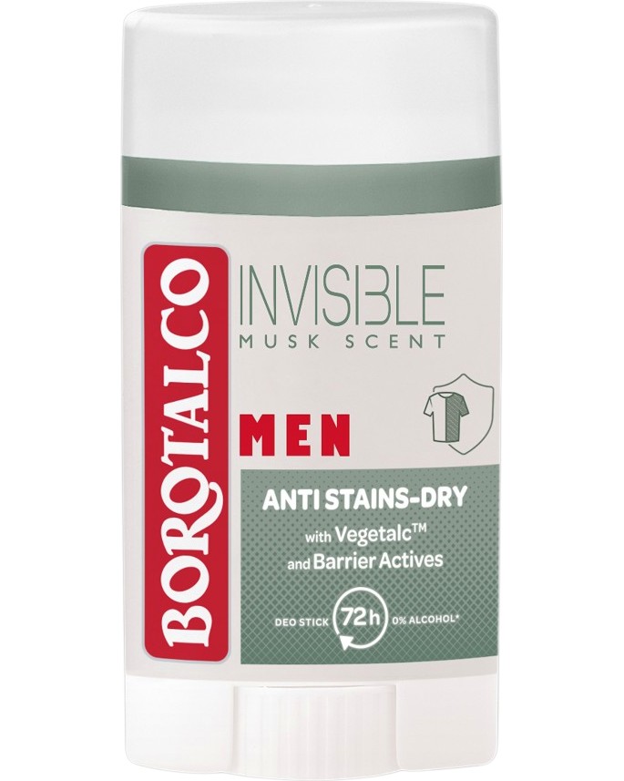 Borotalco Men Invisible Stick Musk Scent - ���� ���������� �� ���� ������ ���������� �� ������� Borotalco Men - ����������