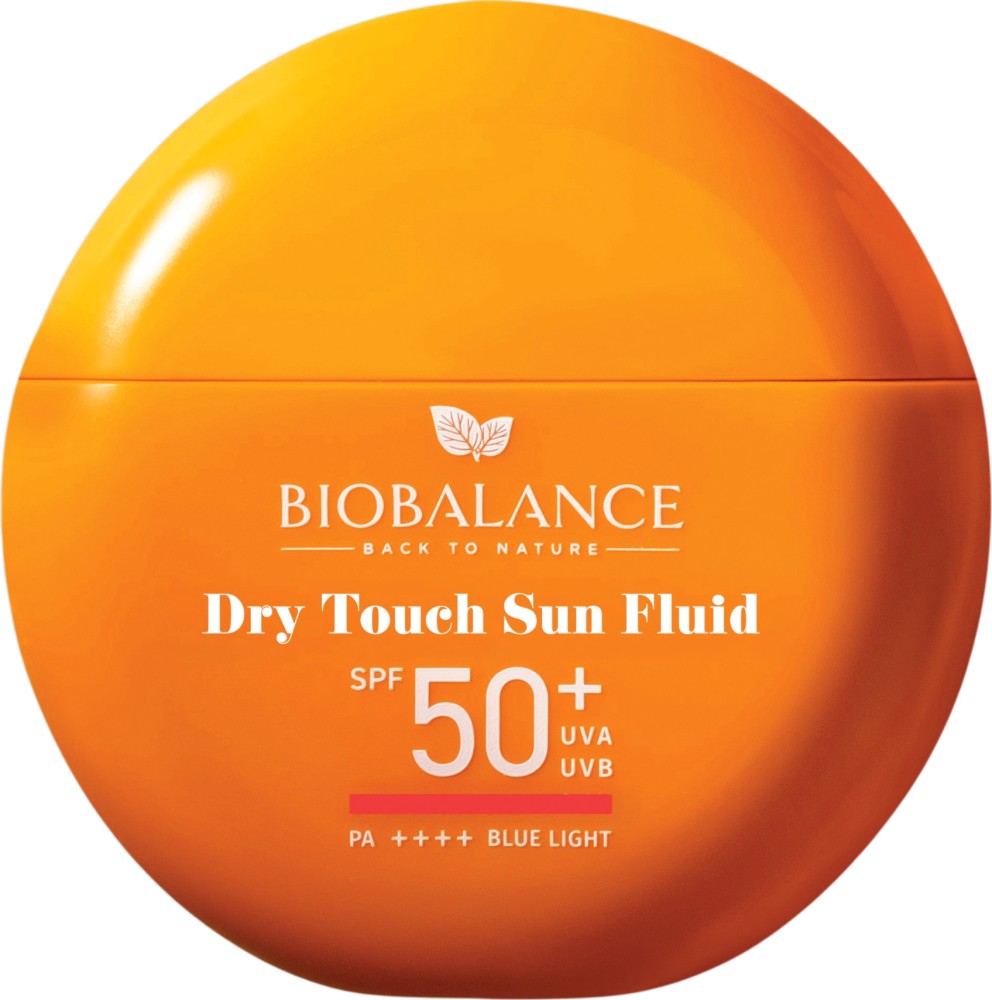 BioBalance Dry Touch Sun Fluid SPF 50+ - ������������� ����� �� ���� �� �����, ����������� � ������� ��� ���� ���� - �������