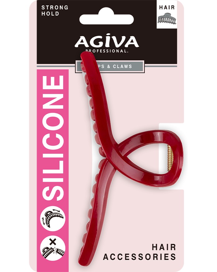 Силиконова шнола за коса Agiva Силиконова шнола за коса Agiva - От серията Agiva Professional - шнола